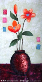 花卉油画