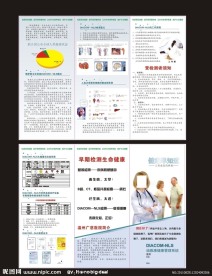 医院三折页