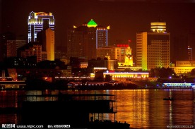 武汉江滩夜景