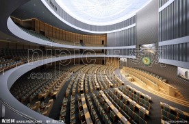 非盟会议厅室内