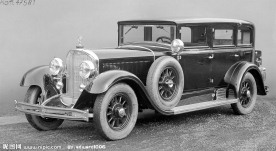 奔驰老爷车特写