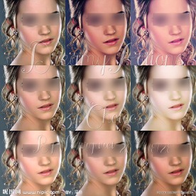 欧美人物美白照片调色动作(31个色调)