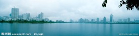 厦门筼筜湖全景