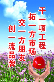 工地安全展板