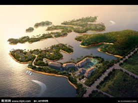 海上公园景观效果图