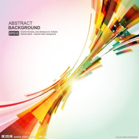 3d炫彩动感线条商务科技背景