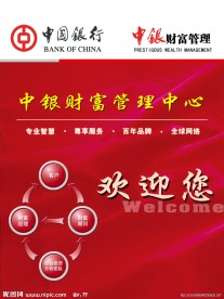 中国银行展板