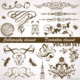 古典花纹欧式花纹花边装饰元素