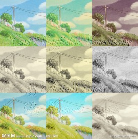 欧美人物静物照片调色动作(33个色调)