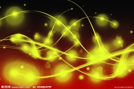 超梦幻的曲线光束笔刷