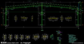 钢结构厂房结构图
