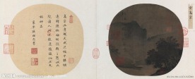 秋江瞑泊图页