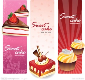 巧克力草莓蛋糕展板