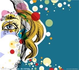 女性潮流插画