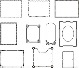 矢量 边框