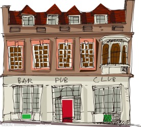 怀旧楼房城市建筑