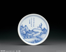 青花瓷盘子