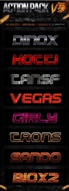 Action Pack V3 精品PS字体动作