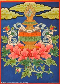 佛教吉祥供品 八吉祥之宝瓶