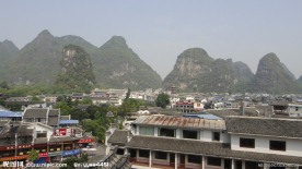 俯瞰阳朔西街