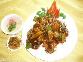 地三鲜盖饭