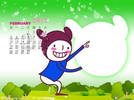 2012儿童台历