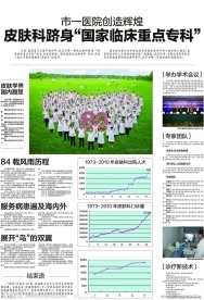 武汉市第一医院展板