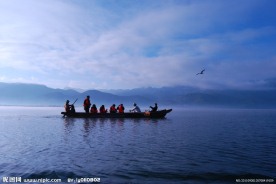 泸枯湖风景