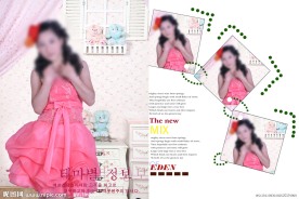 韩国格调摄影模板