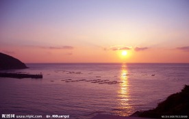 大海日出