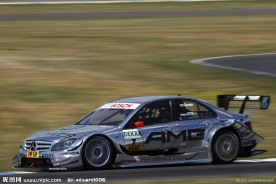 奔驰灰色改装赛车