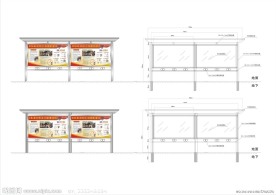 不锈钢宣传栏制作图
