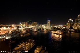 建筑夜景效果图