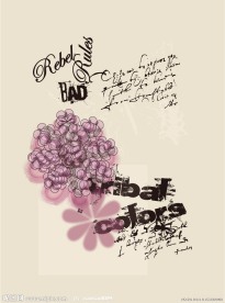 潮流 花朵 复古 图案