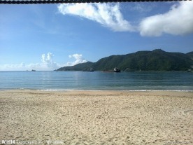 海南皇后湾海滩