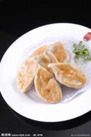 鸡汁锅贴