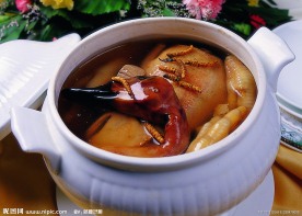 冬虫草炖野鸭