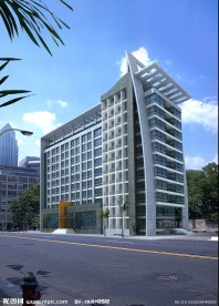 建筑日景效果图