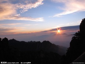 黄山日出