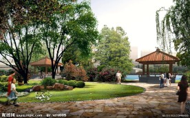 生态公园景观效果图