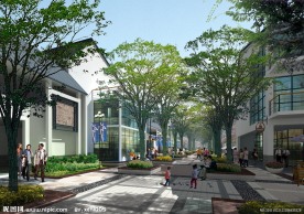 商业街景观效果图