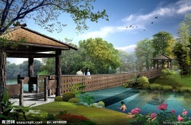 公园景观效果图