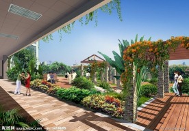 住宅区景观效果图