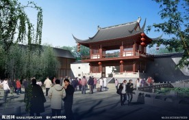 公园景观效果图