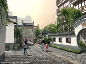 公园景观效果图