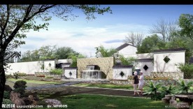 公园景观效果图