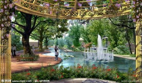 广场景观效果图