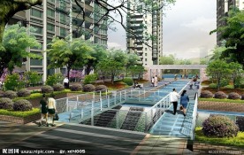 住宅小区园林景观效果图