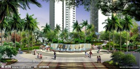 小区园林景观效果图