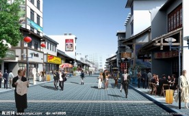 住宅小区景观效果图